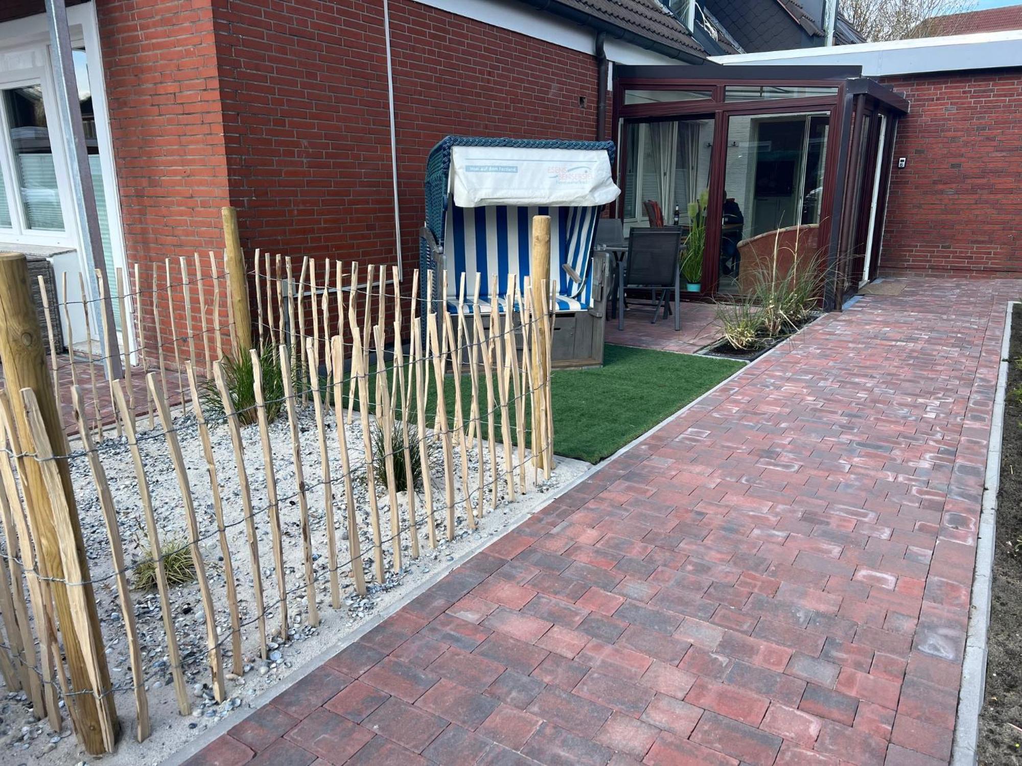 Haus Strandkorb Mit Fruehstuecksoption Bensersiel Kültér fotó